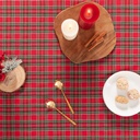 MANTEL NAVIDAD CUADROS CHECK