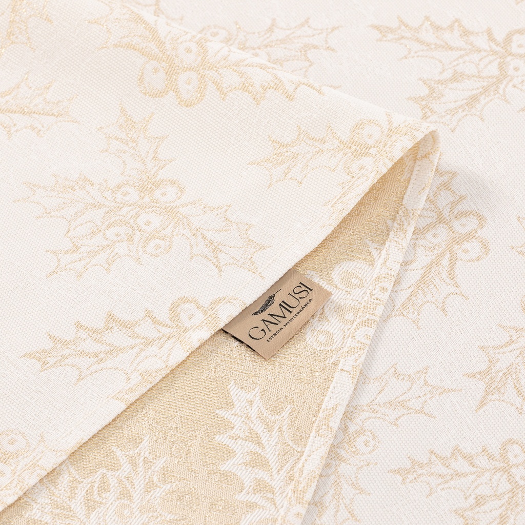 MANTEL NAVIDAD JACQUARD ALGODÓN