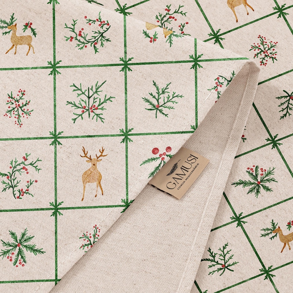 MANTEL NAVIDAD LINO