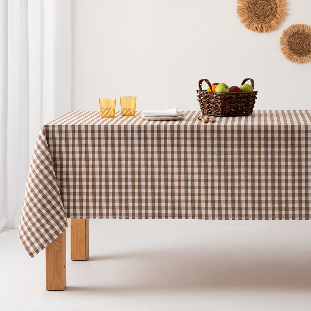 Mantel antimanchas cuadros vichy