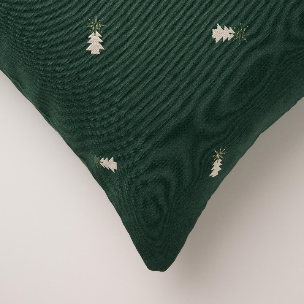 FUNDAS DE COJÍN NAVIDAD ALGODÓN ABETO