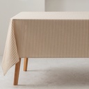 Mantel 100% algodón rayas finas