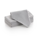 Pack 6 servilletas satén raso 45x45 cm