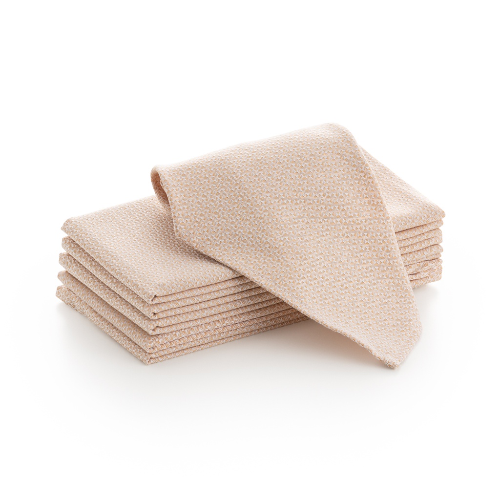 [SERR6OR] Pack 6 servilletas satén Rubi 45x45 cm (Oro)