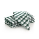 Pack 6 servilletas Vichy 45x45 cm