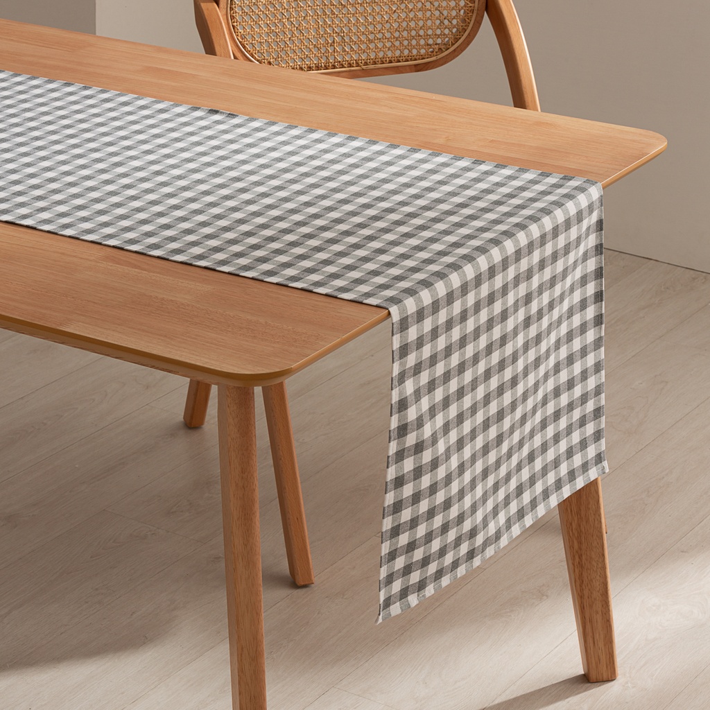 [CAMVICGR] Camino de mesa Vichy 45x170 cm (Gris)