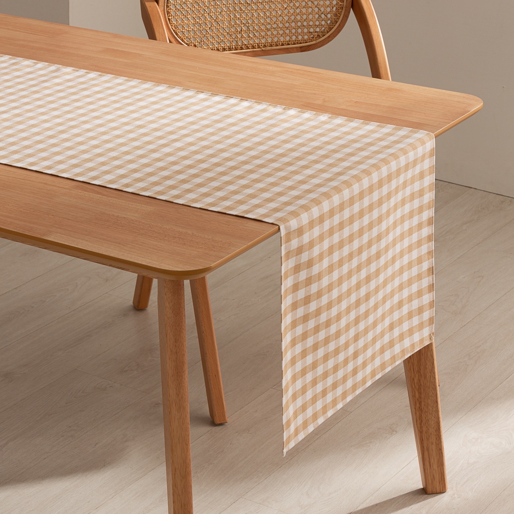 [CAMVICBE] Camino de mesa Vichy 45x170 cm (Beige)