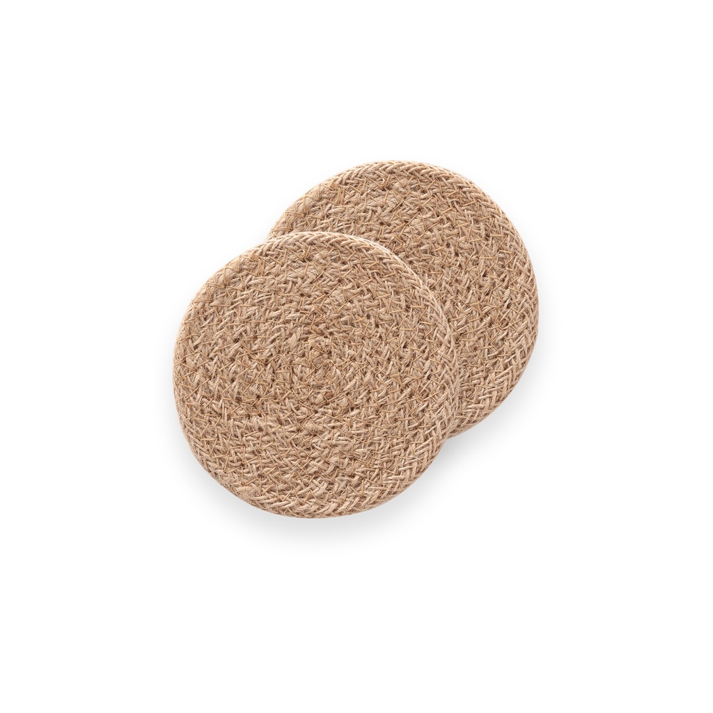 [SALVYUT10-2] Pack Salvamantel Yute Araya (10x10 cm, 2)