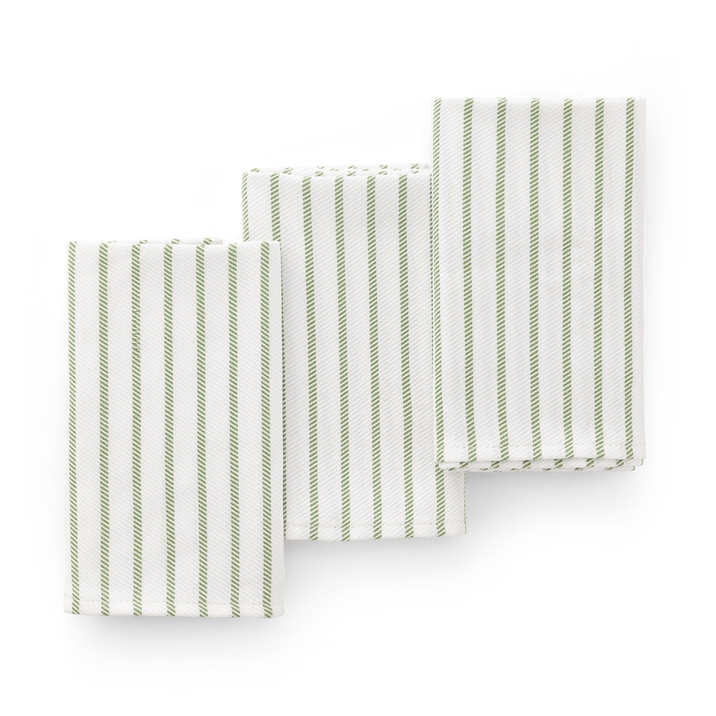 [PANSALINAVE45] Pack 3 Paños de Cocina SALINA 45x70 cm (Verde)