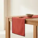 Camino de mesa liso 100% algodón 45x150 cm