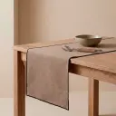 Camino de mesa liso 100% algodón 45x150 cm