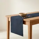 Camino de mesa liso 100% algodón 45x150 cm