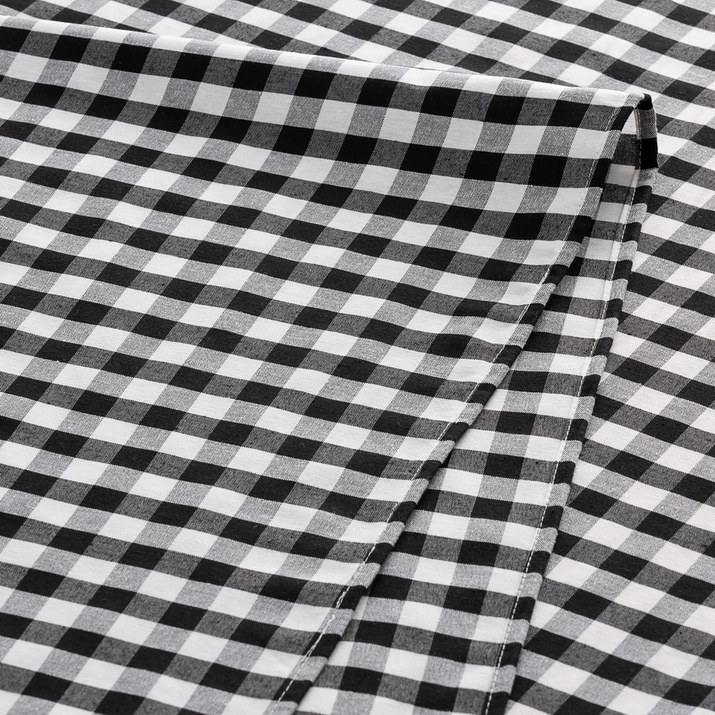 [TEVIMALLNE-280] Pieza Tejido Vichy Mallorca (Negro)