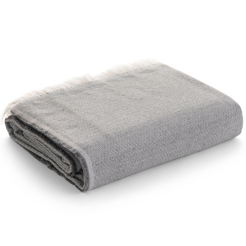 [PLARISAGR-140] Plaid multiusos Arisa (Gris, 140x180 cm)