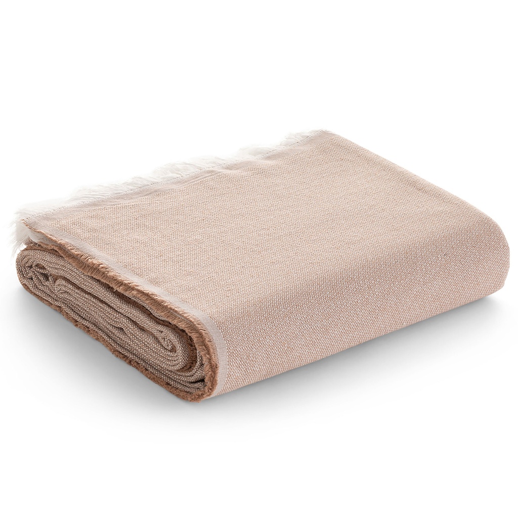 [PLARISABE-140] Plaid multiusos Arisa (Beige, 140x180 cm)