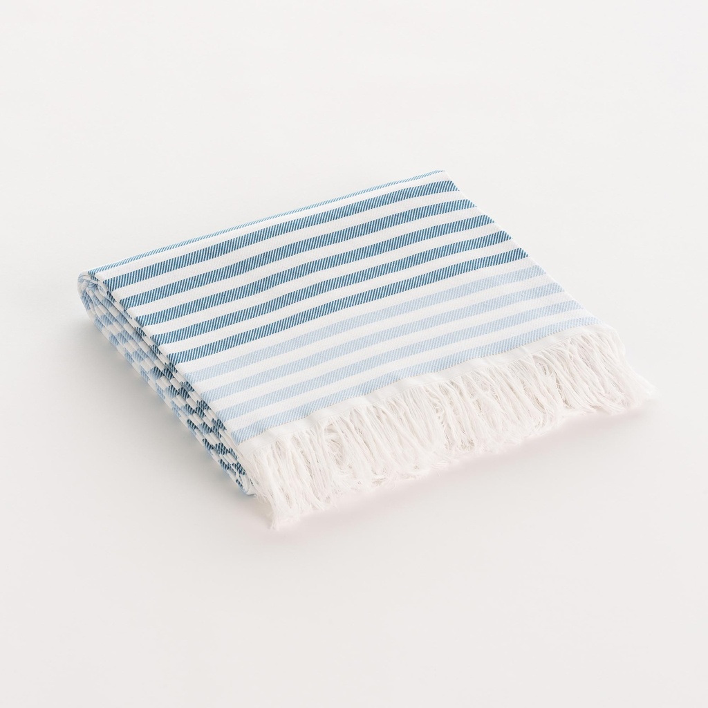 [FOUTTARSAZ-90] Fouta Tarsia (Azul, 90x180 cm)