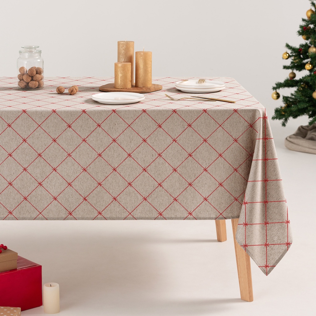 [MNVLICRIS-100] Mantel Navidad Lino CRISSOM (140x100 cm)