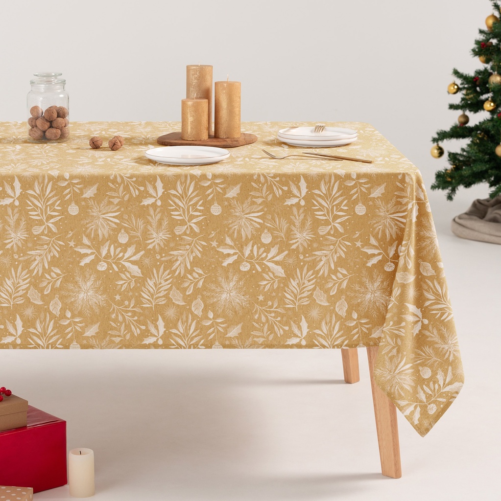 [MNVLIDORL-100] Mantel Navidad Lino DORLIA (140x100 cm)