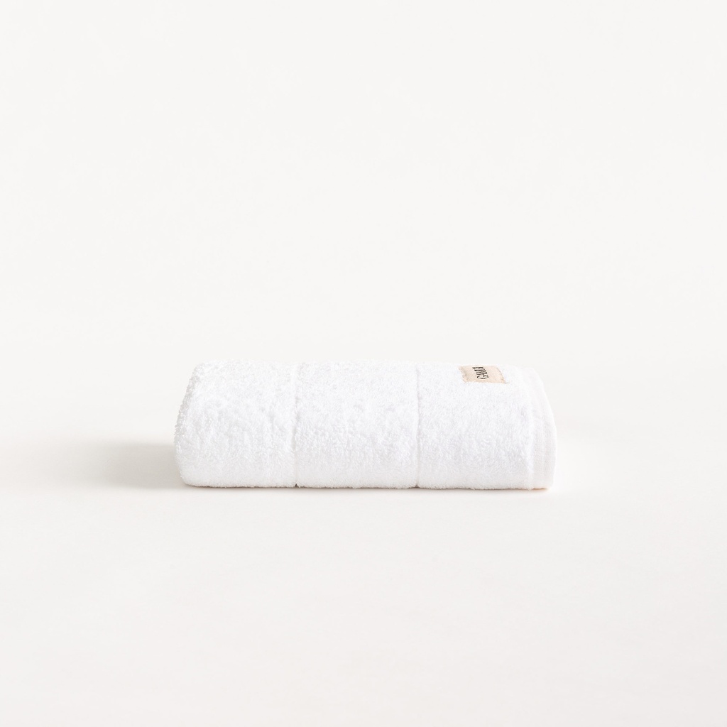 [TOALGTERRY-BL-30] Toalla Rizo 100% Algodón 600 gr TERRY (Blanco, Tocador: 30x50 cm)
