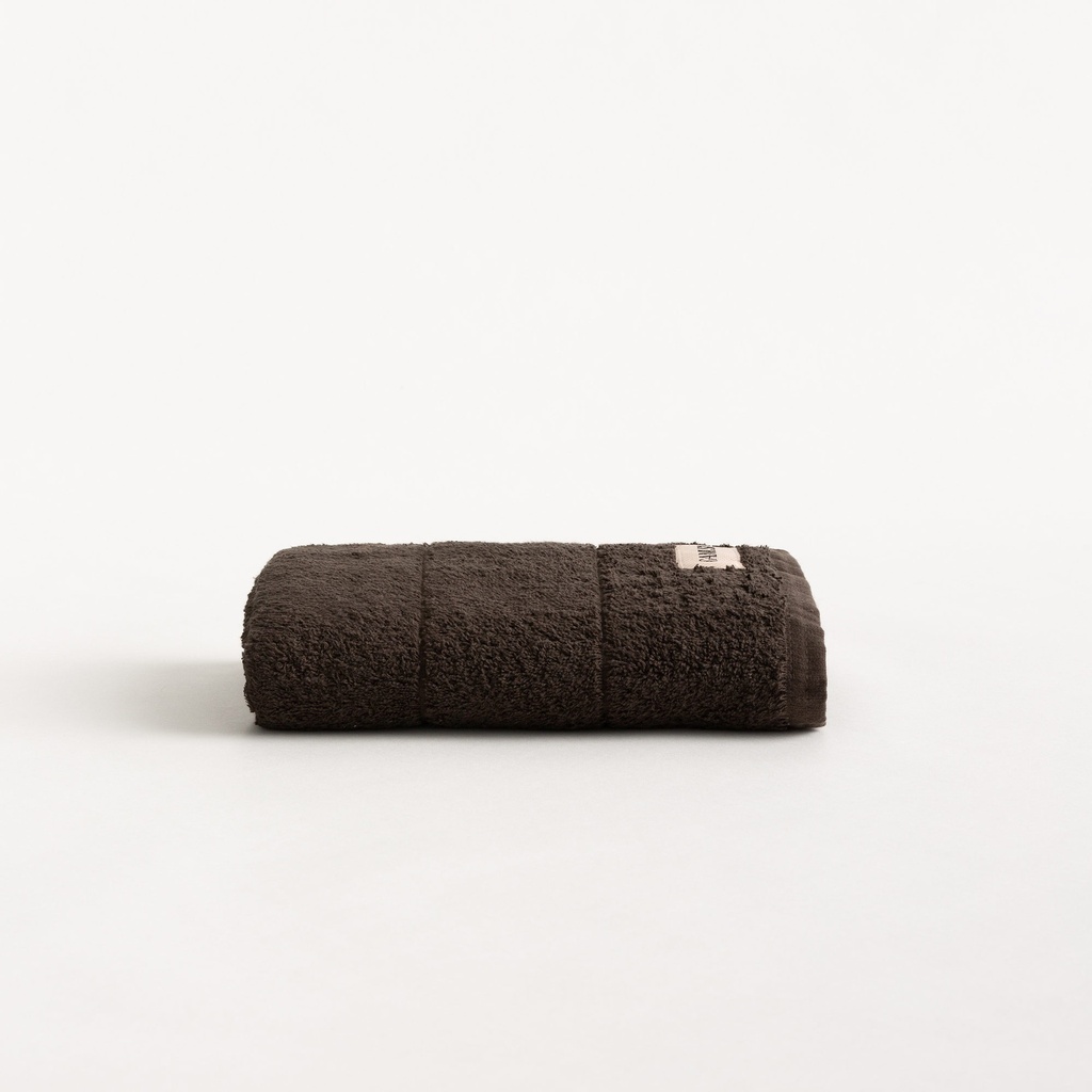 [TOALGTERRY-NE-30] Toalla Rizo 100% Algodón 600 gr TERRY (Negro, Tocador: 30x50 cm)