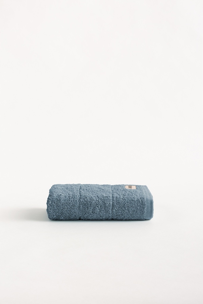 [TOALGTERRY-AZ-30] Toalla Rizo 100% Algodón 600 gr TERRY (Azul, Tocador: 30x50 cm)