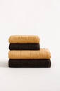 Set 4 Toallas Rizo 100% Algodón 600 gr TERRY