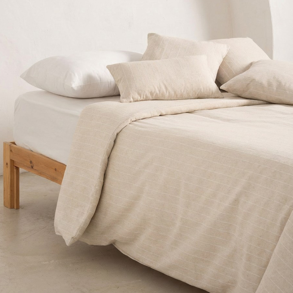 [FNPESPULI-150] Funda Nórdica Hilo Relieve PESPUNT (Lino, Cama 80 - 150x220 cm)