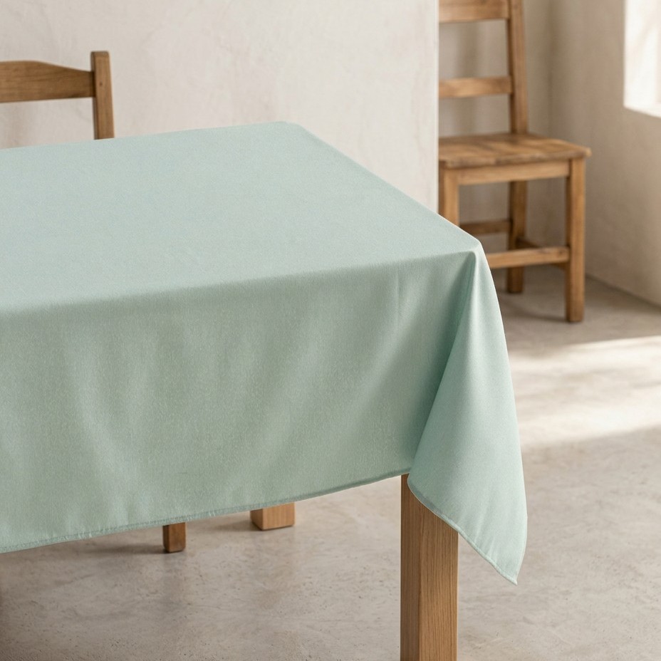 [MFONSAG-100] Mantel Liso Antimanchas FONS (Agua Marina, 140x100 cm)