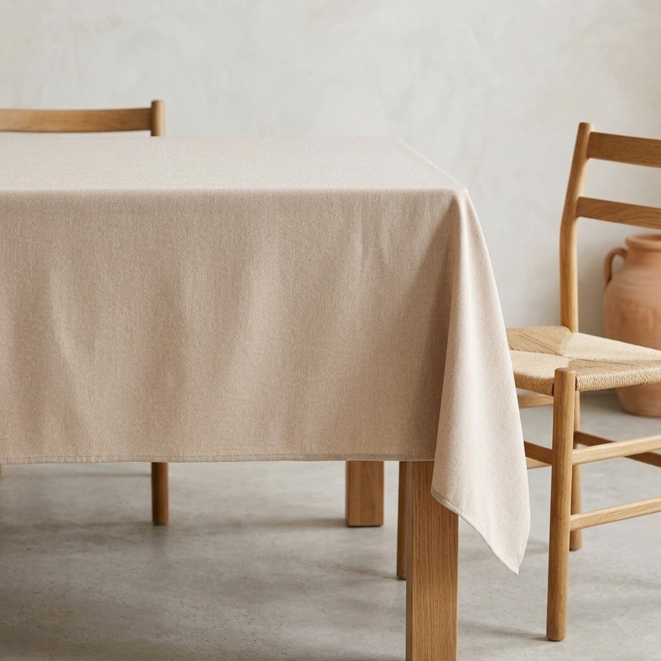 [MFONSBE-100] Mantel Liso Antimanchas FONS (Beige, 140x100 cm)