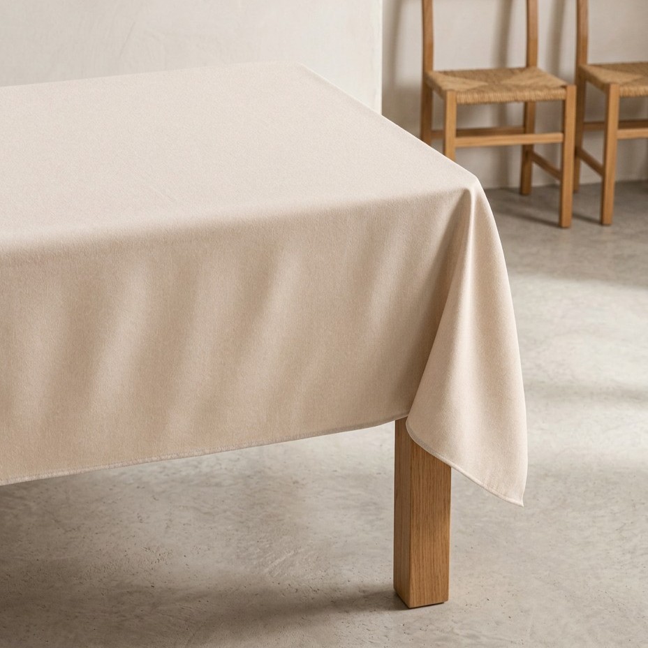 [MFONSCR-100] Mantel Liso Antimanchas FONS (Crudo, 140x100 cm)