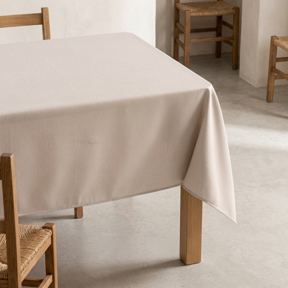 [MFONSGRCL-100] Mantel Liso Antimanchas FONS (Gris Claro, 140x100 cm)