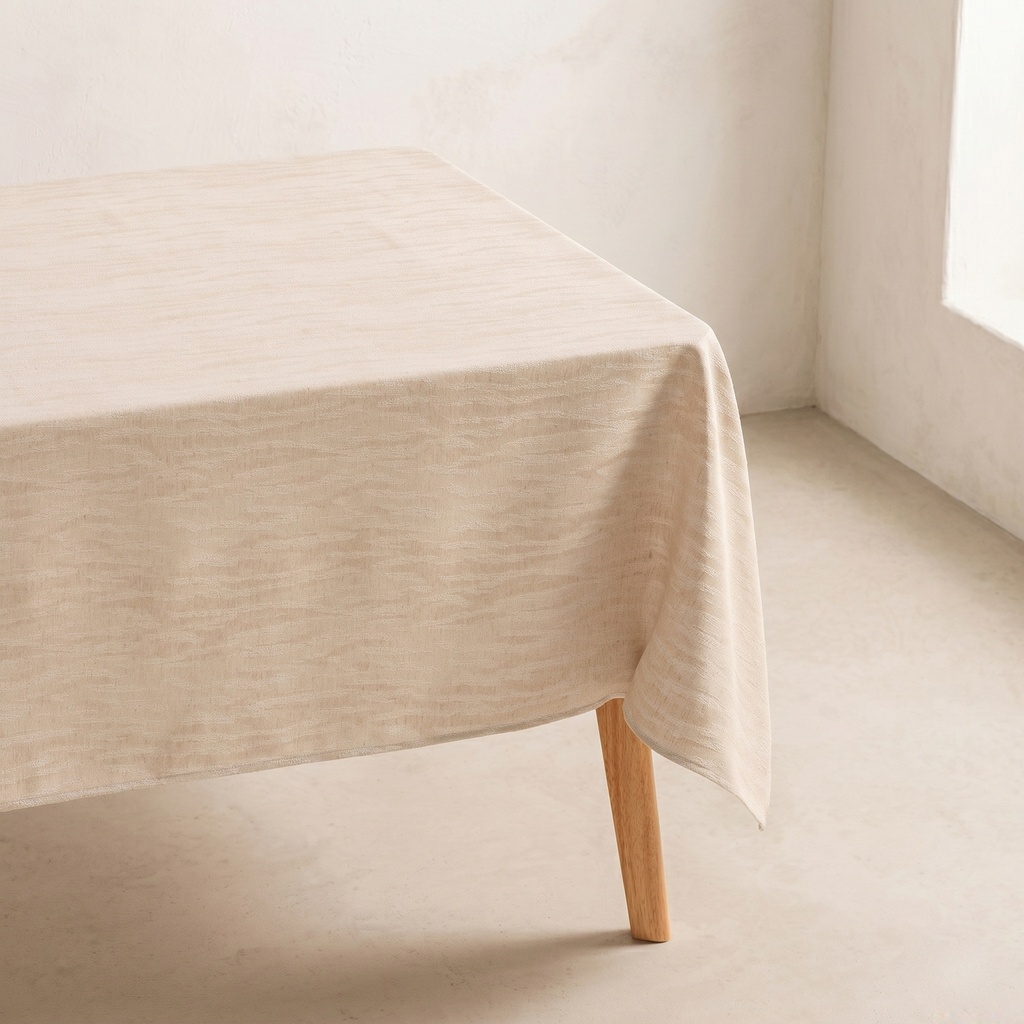 [MJQTARELI-100] Mantel Antimanchas TAREL (Lino, 140x100 cm)