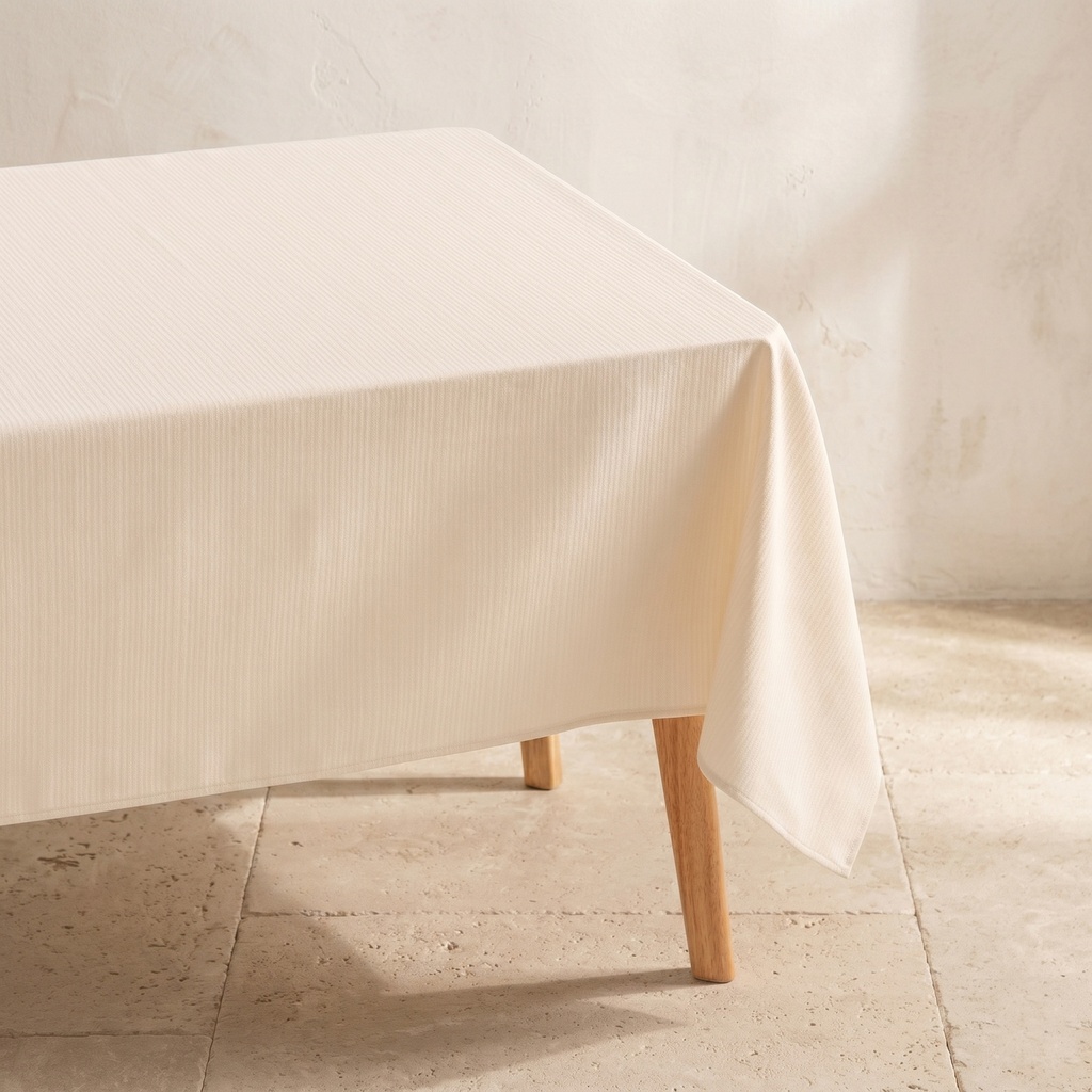 [MJQANELCR-100] Mantel Antimanchas ANELO (Crudo, 140x100 cm)