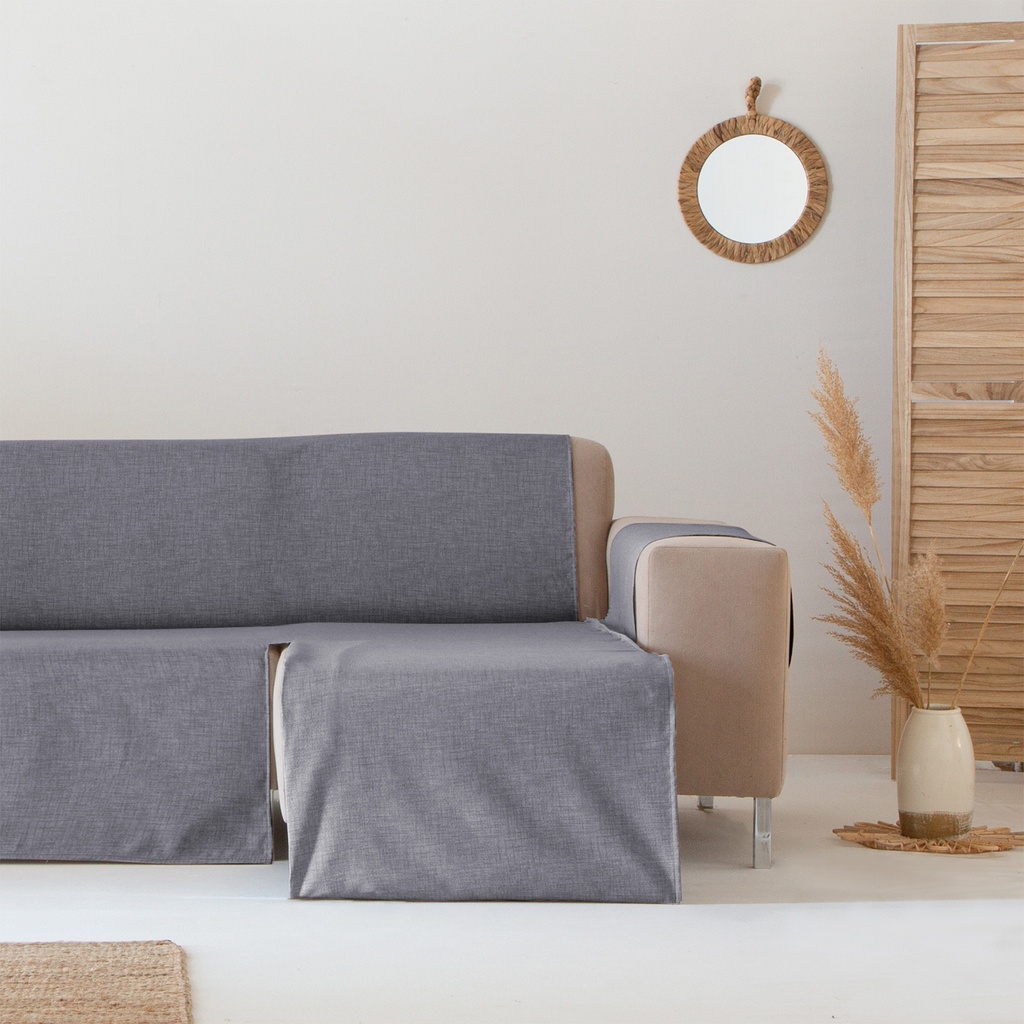 [CSPUPCHDE200-GR] Cubre Sofa Puppy (Gris, Chaise Longue 200 derecho)