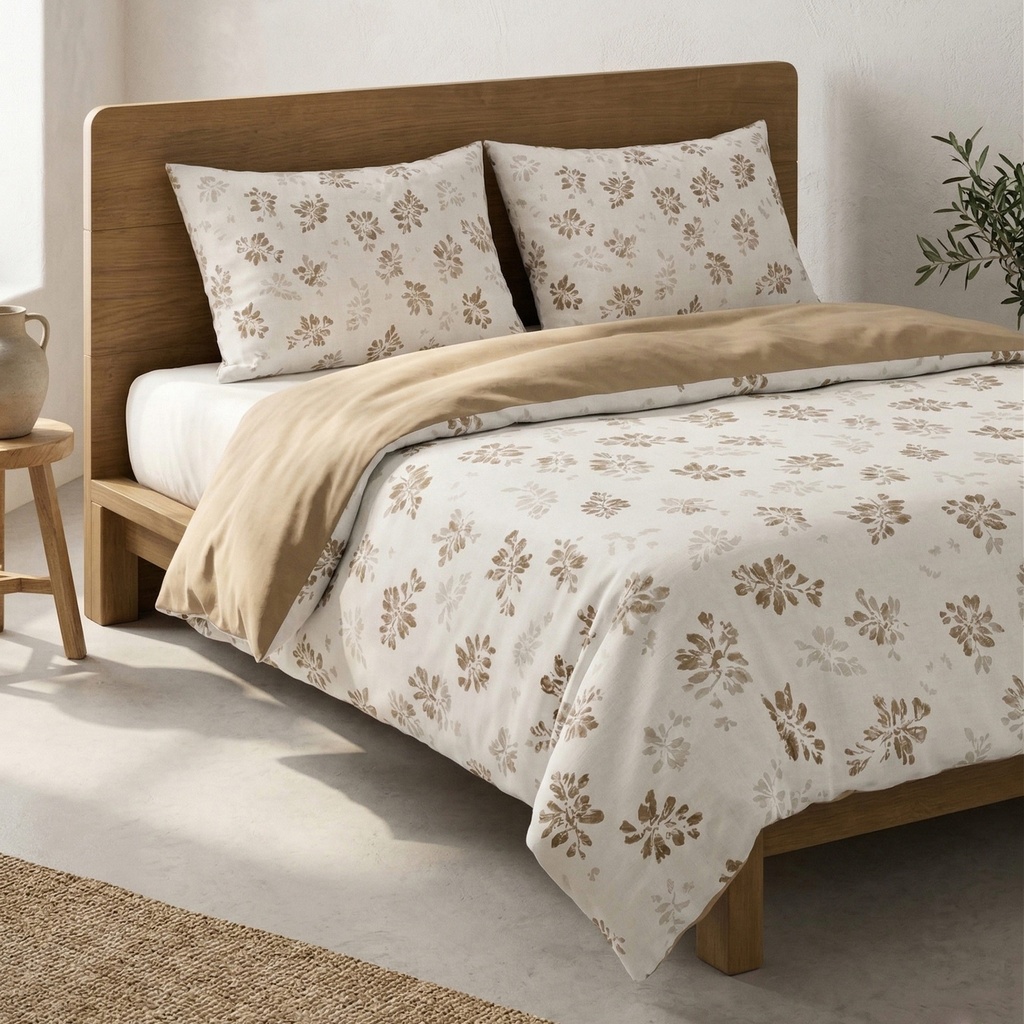 [JFNFLOCR-150] Juego Funda Nórdica 100% Algodón FLOCRE (Cama 80/90 - 150x220 cm + 45x110 cm)