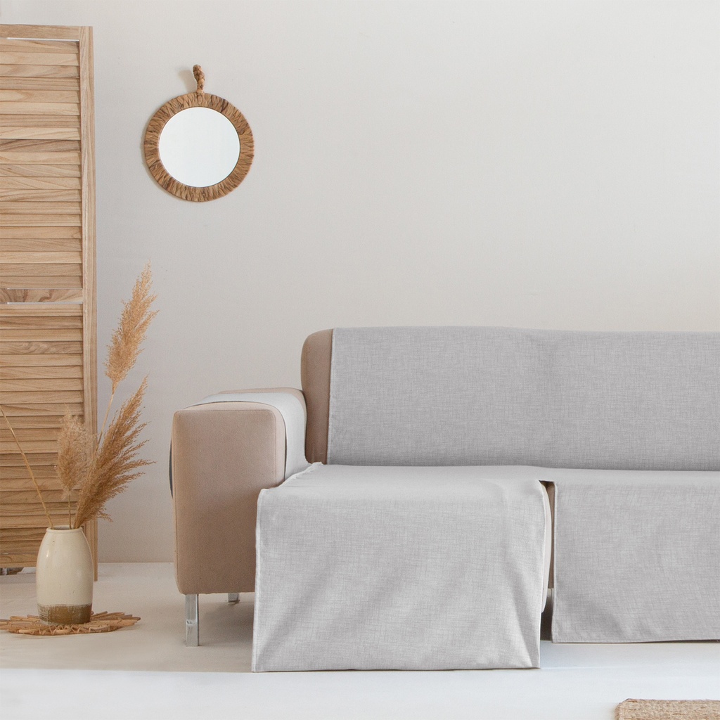 [CSPUPCHIZ200-GRCL] Cubre Sofa Puppy (Gris Claro, Chaise Longue 200 izquierdo)