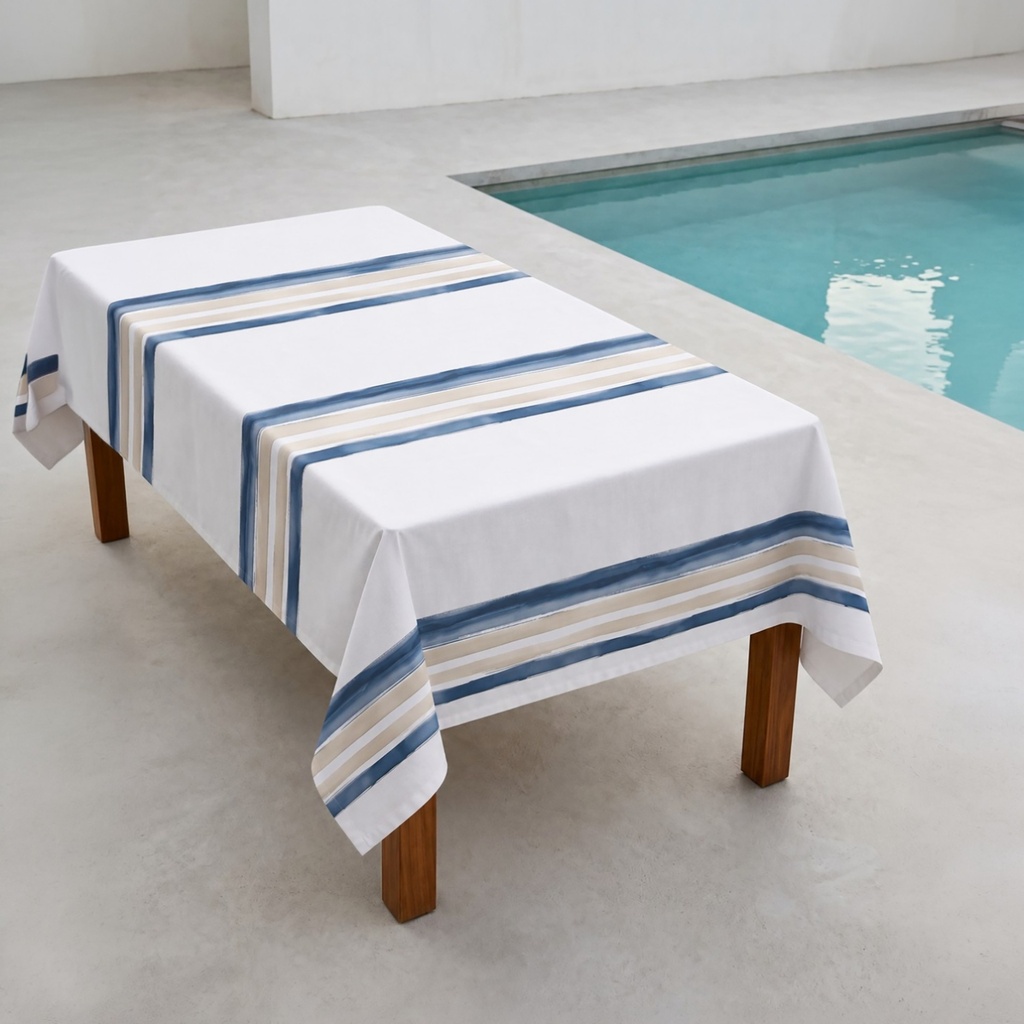 [MORIS-150] Mantel Estampado Antimanchas ORIS (150x150 cm)
