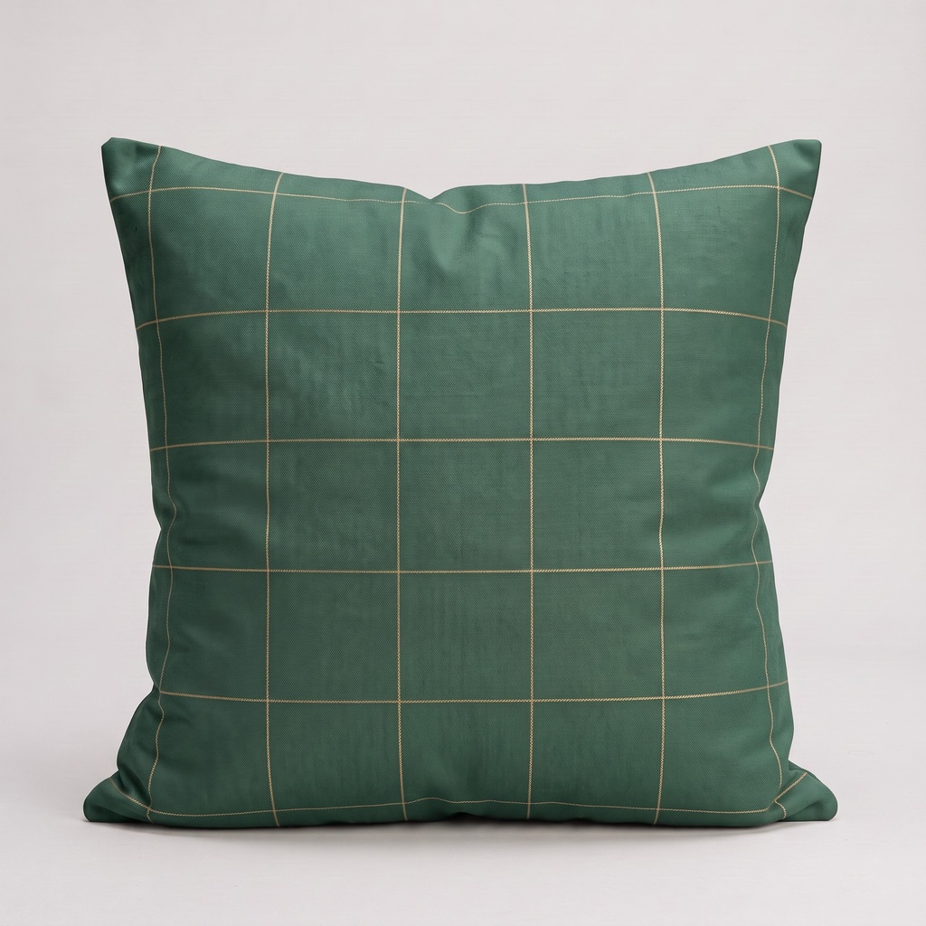 [FC2GRIDOVE-45] Pack 2 Fundas Cojín Jacquard Navidad GRIDO 45x45 cm (Verde)