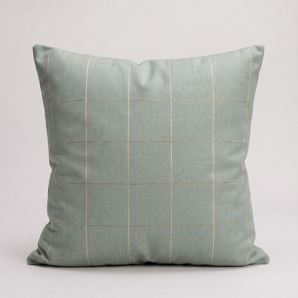 [FC2GRIDOAG-45] Pack 2 Fundas Cojín Jacquard Navidad GRIDO 45x45 cm (Agua Marina)