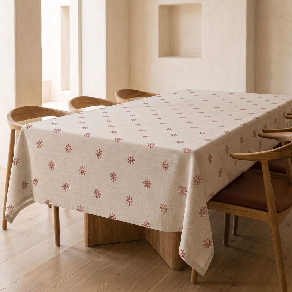 [MNVLINEOP-100] Mantel Navidad Lino NEOPOLO (140x100 cm)