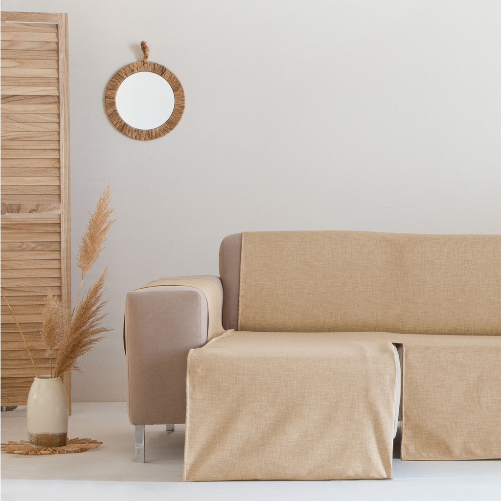 [CSPUPCHIZ200-CR] Cubre Sofa Puppy (Crudo, Chaise Longue 200 izquierdo)