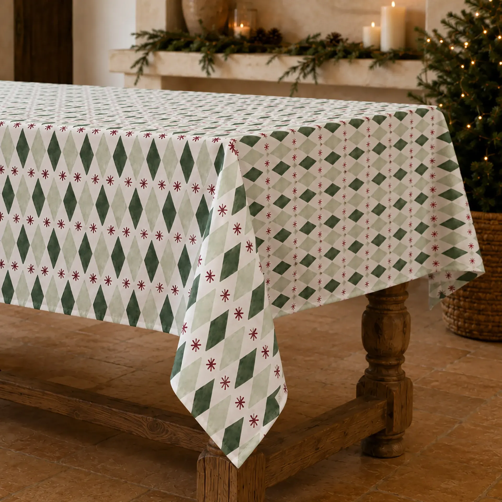 Mantel Navidad Antimanchas ROSTA